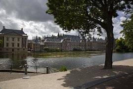 "Binnenhof" pond The Hague