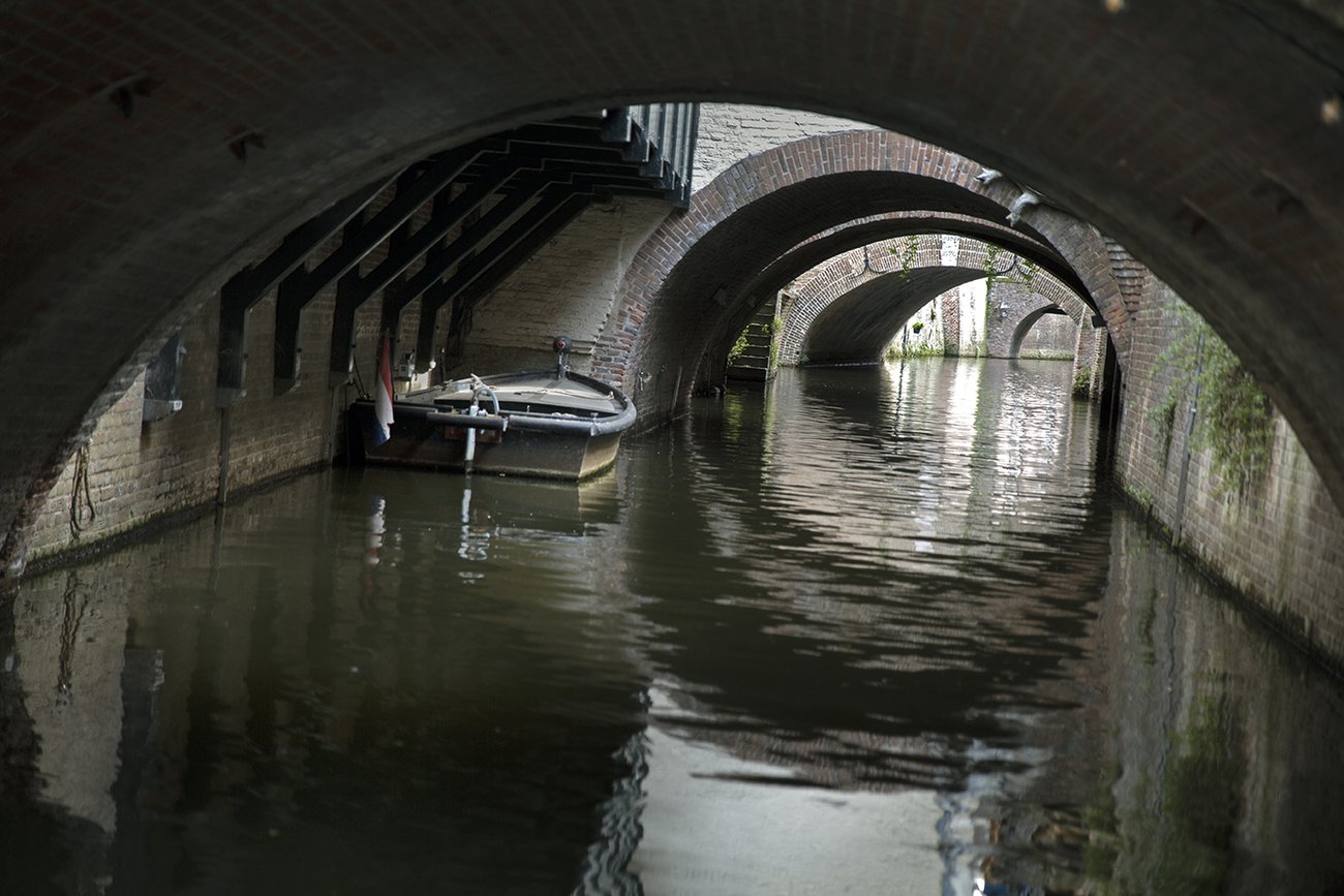 Historic canal and bridges Den Bosch