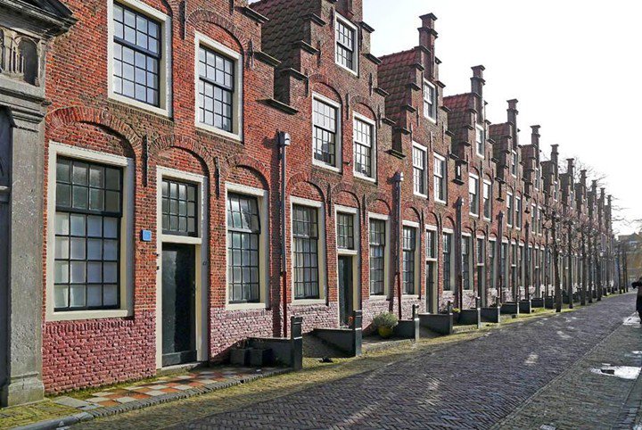 Stepped gable houses Haarlem