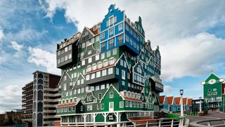 Dutch retro architecture Zaandam