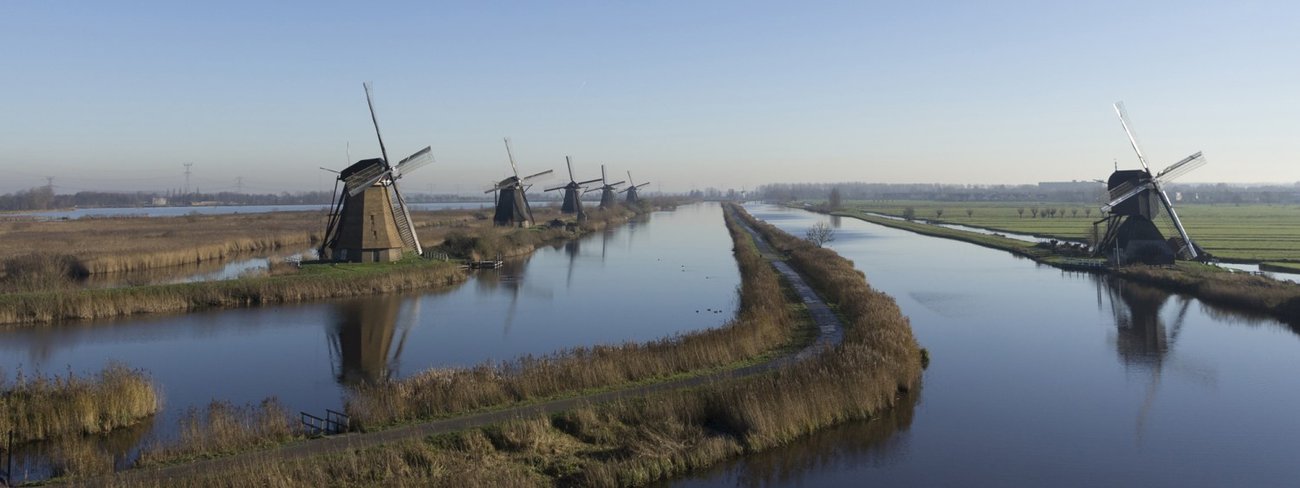 Old windmills Kinderdijk
