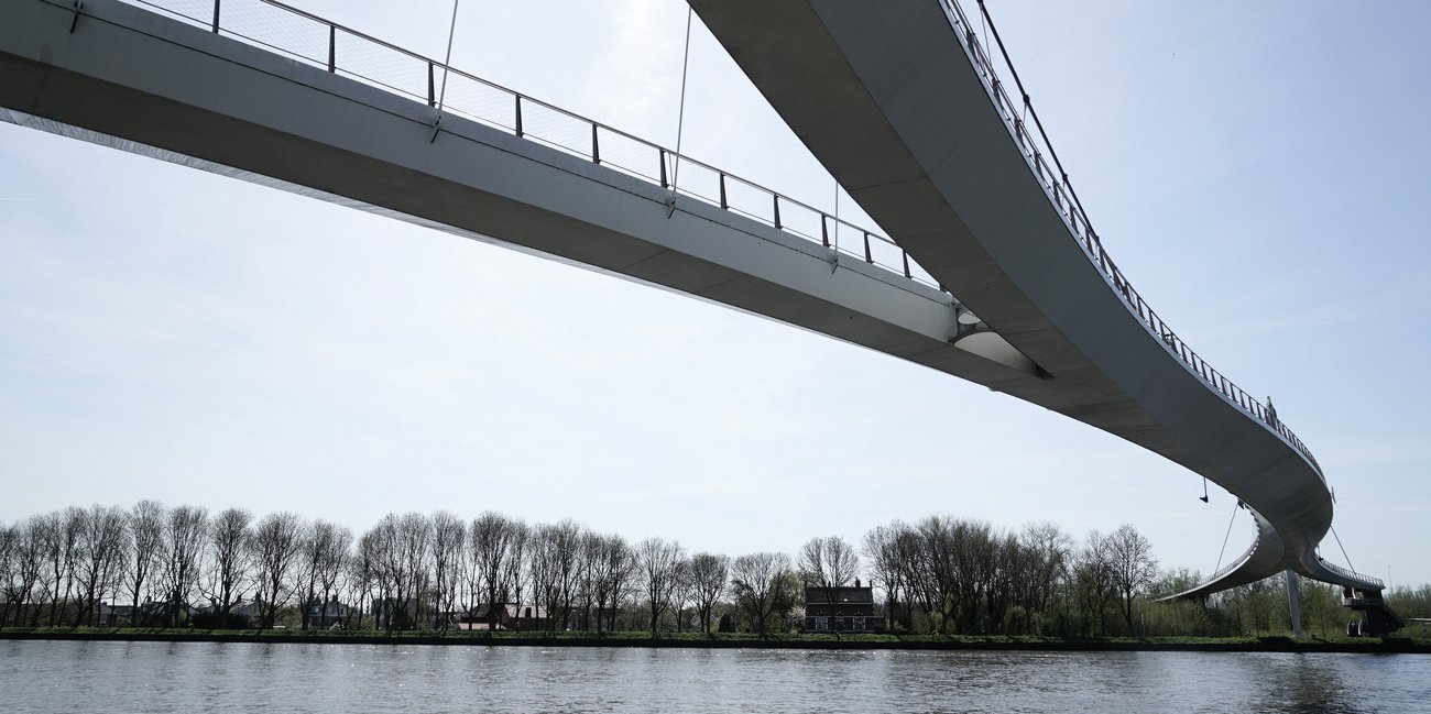 Bicycle bridge Amsterdam