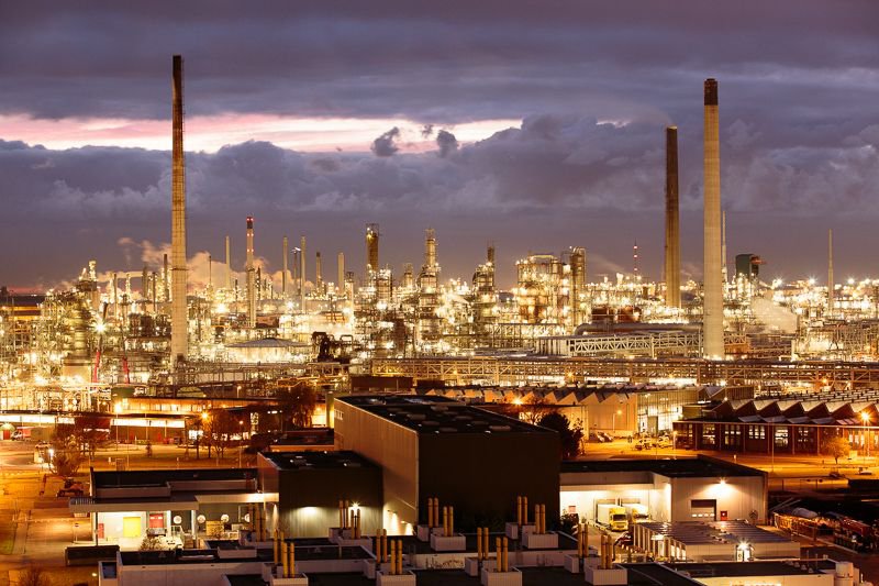 Petrochemical industry Rotterdam