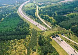 Highway with Ecoduct Utrecht