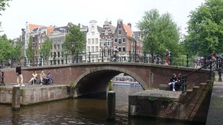 Canal quay Amsterdam