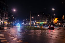 Rotterdam nightly cityscape