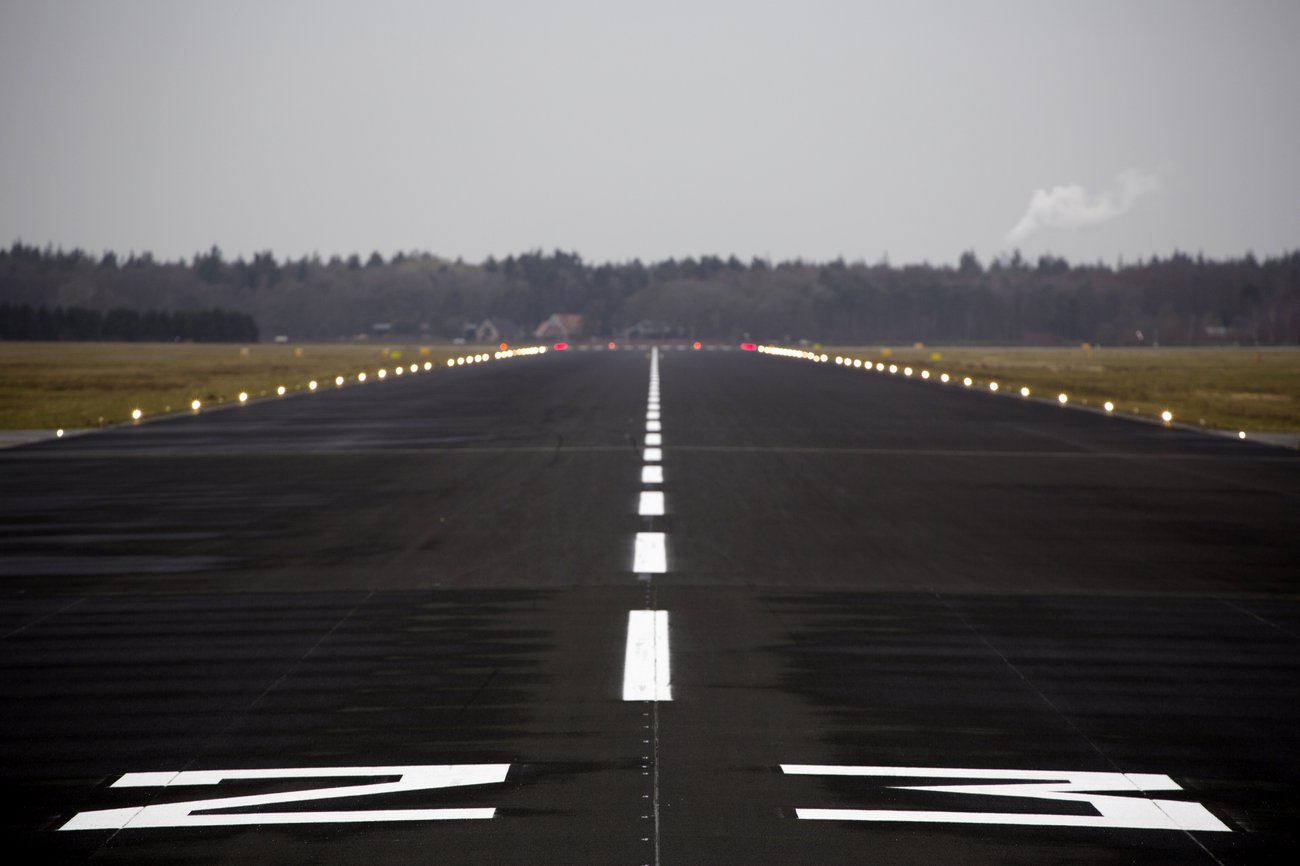 Airport runway Enschede
