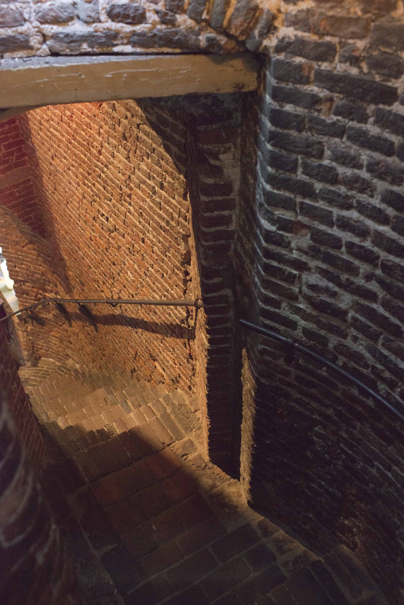 Old brick staircase Hoorn